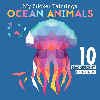 Activity Book - My Sticker Paintings: Ocean Animals