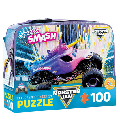 Sparkle Smash Monster Jam Lunch Bag