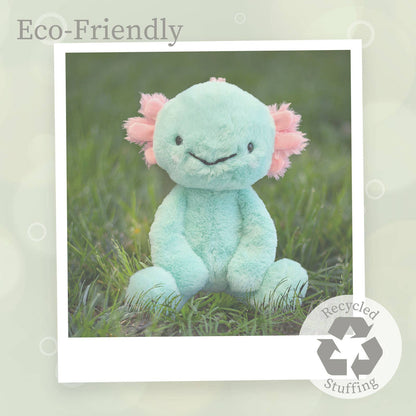 World's Softest Lushee 16 inch - Aqua Axolotl