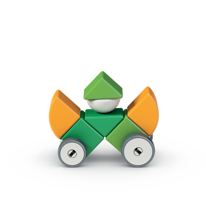Geomag Magnetic Toys | Magicube Shapes Recycled 13 pcs