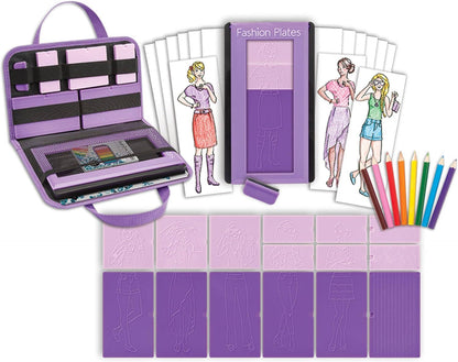 Fashion Plates Classic Styles Mix-and-Match Drawing Kit