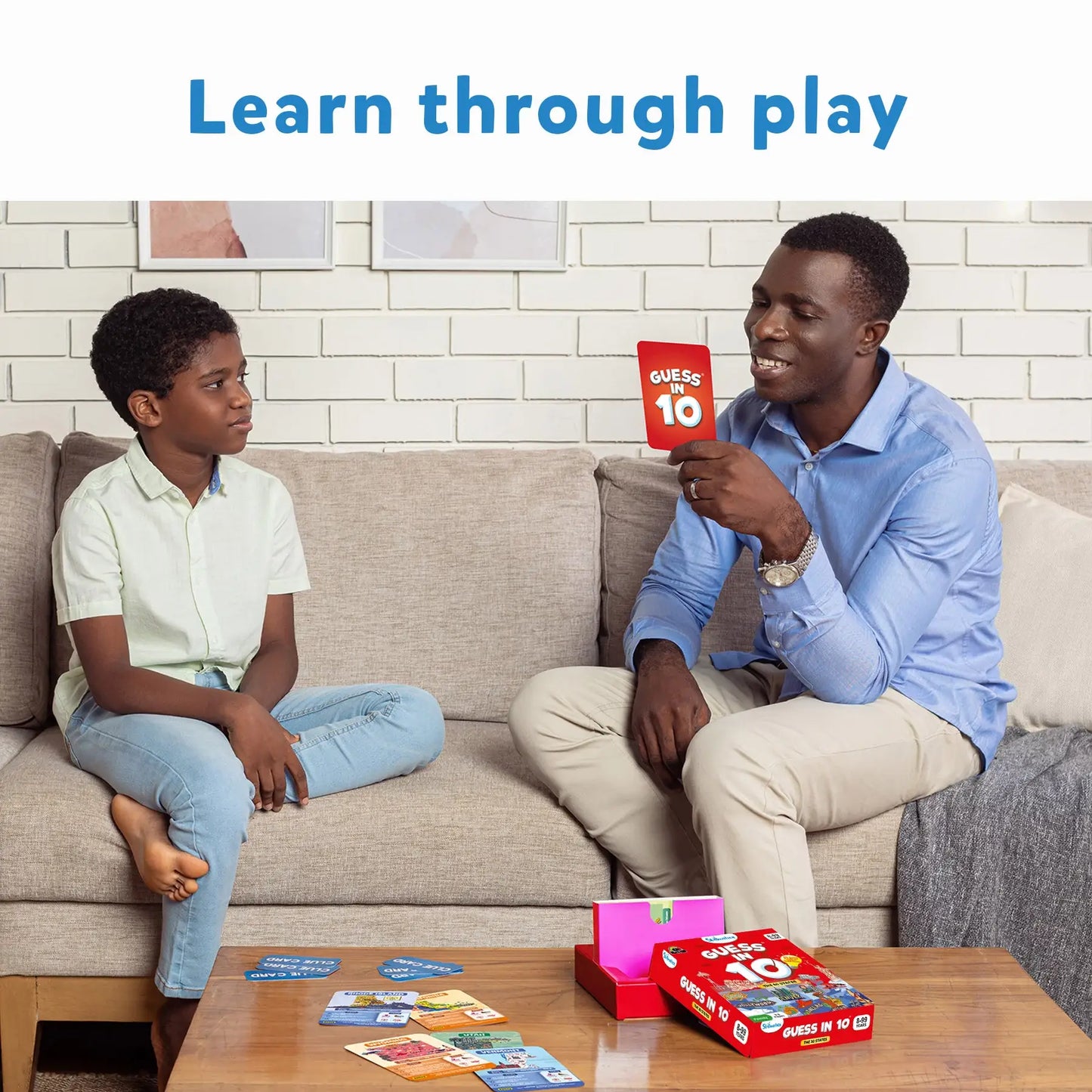 Skillmatics Guess in 10 States of America Card Game