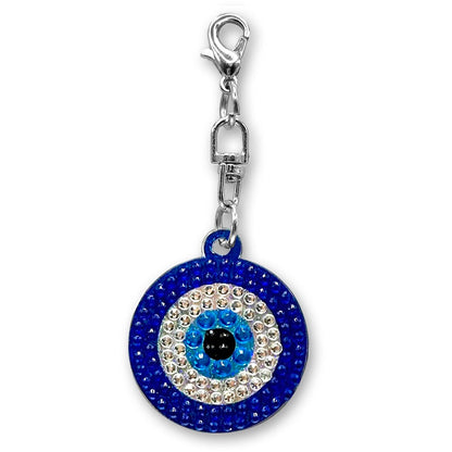 Evil Eye Rhinestone Bag Charm