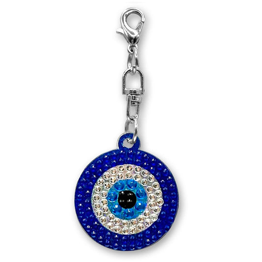 Evil Eye Rhinestone Bag Charm