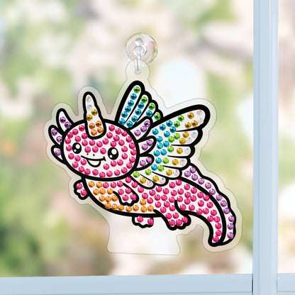 Big Gem Diamond Painting – Axolotl