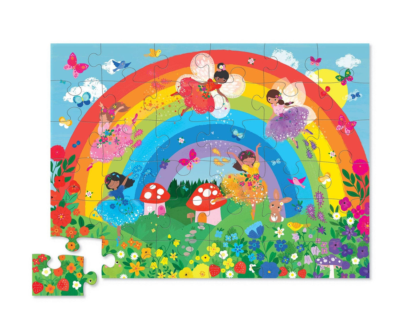 36-Piece Shaped Box Puzzle - Over the Rainbow