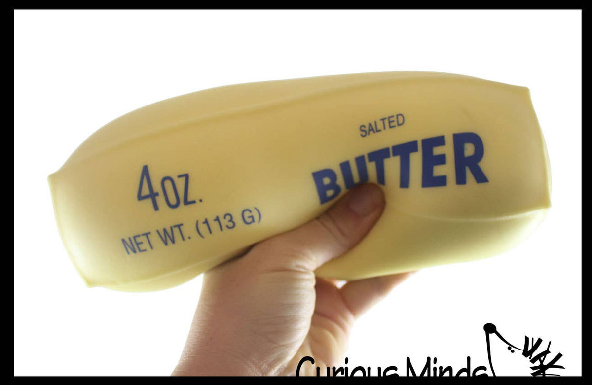 1 Jumbo Butter Squishy Squeeze Stress Ball Soft Doh Filling