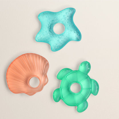 Cutie Coolers™ Water Filled Teethers (3-pack): Dino