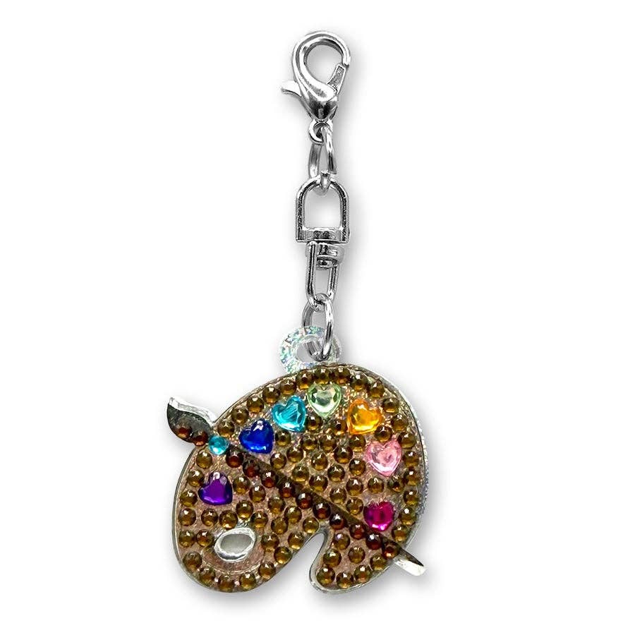 Art Palette Rhinestone Bag Charm: O/S