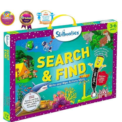 Skillmatics - Search & Find Wipe and Write Activity Mats