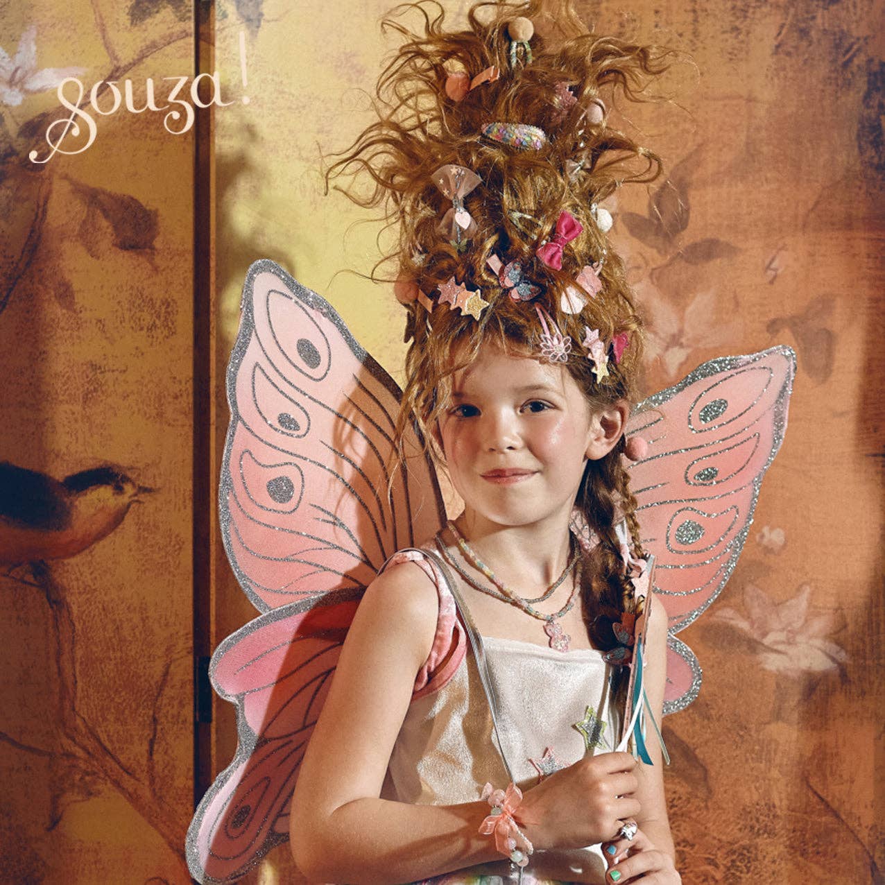 Louanne Fairy Costume – Dress and Wings Set: 5-7 years