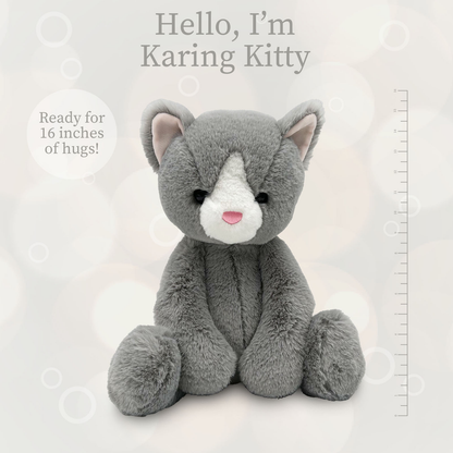 World's Softest Lushee 16 inch - Karing Kitten Gray