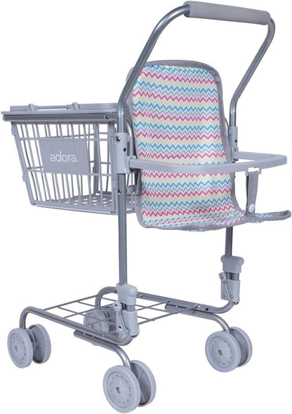 Zig Zag Rainbow Shopping Cart