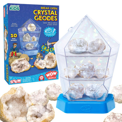 Wow in the World Break-Open Crystal Geode