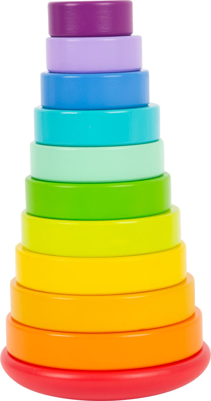 Large Rainbow Stacking Tower