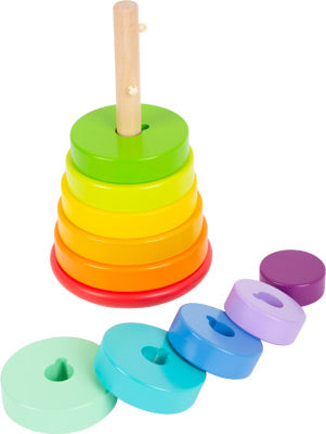 Large Rainbow Stacking Tower