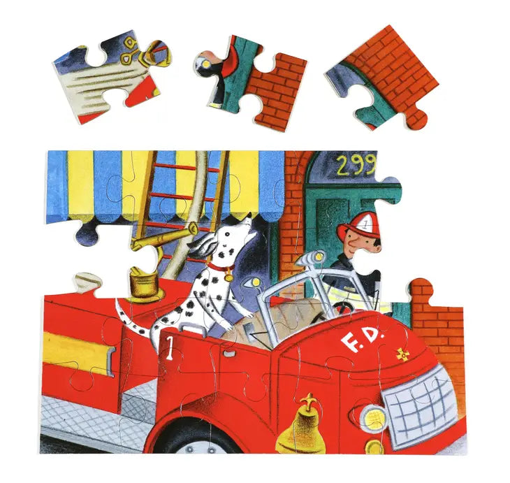 Red Fire Truck Puzzle 20pc