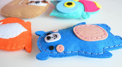 Felt Sewing Kit - Cute Animals