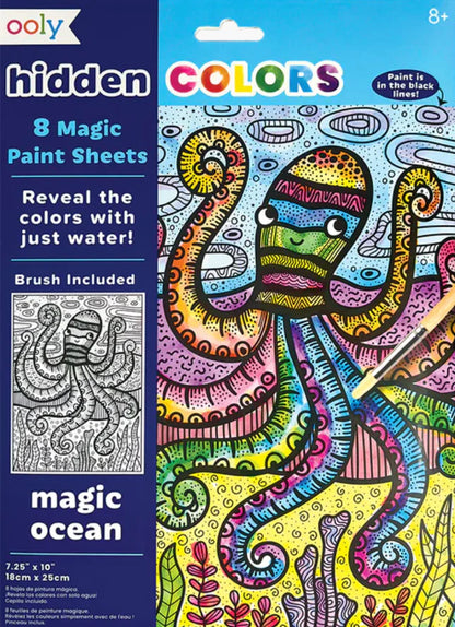 Hidden Colors Magic Paint Sheets