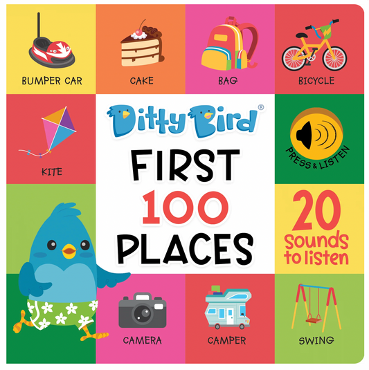 Ditty Bird First 100 Words Places