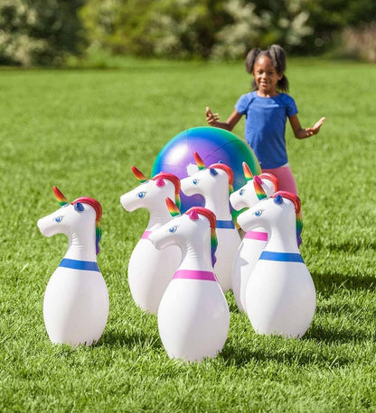 Giant Inflatable Unicorn Bowling