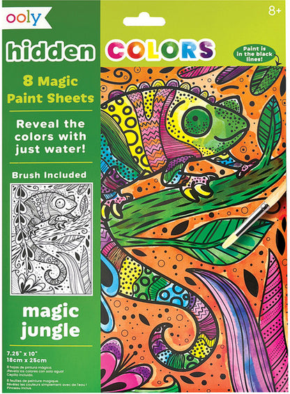 Hidden Colors Magic Paint Sheets
